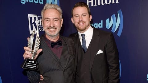 Step and repeat at an award show