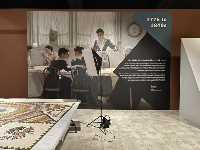 Wall Graphic installed at Bowers Museum