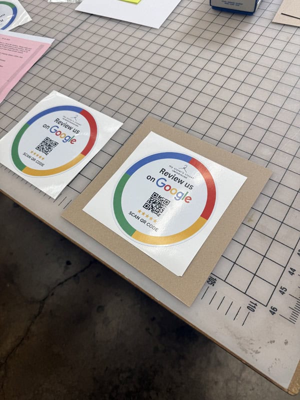 Custom Decal, digitally cut to shape