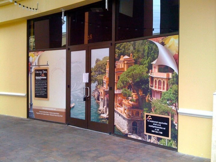 Bella Terra window graphics